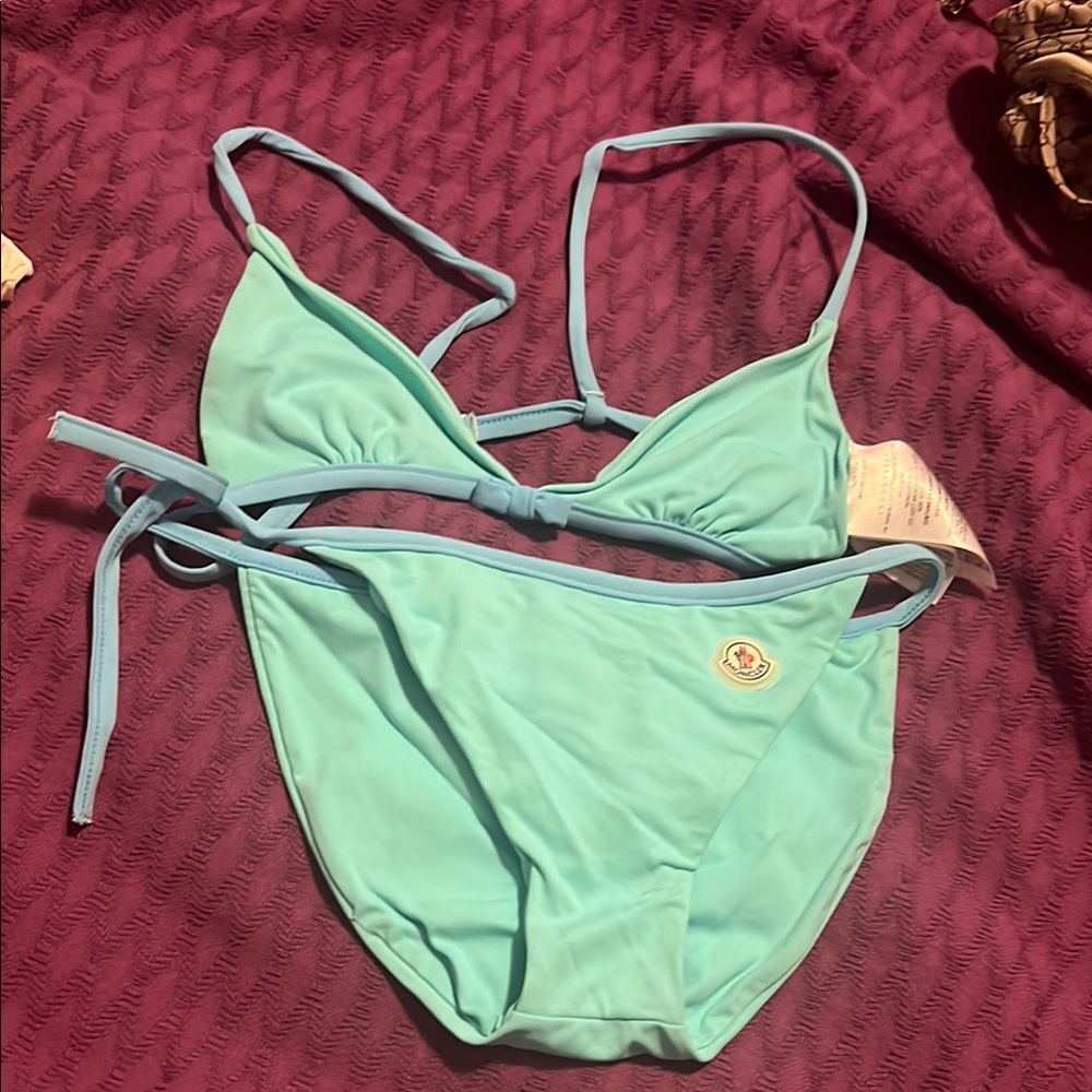 Moncler turquois Bikini Set